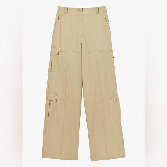 Sandro Popeye Wide Leg Cargo Pants - Picture 5 of 12